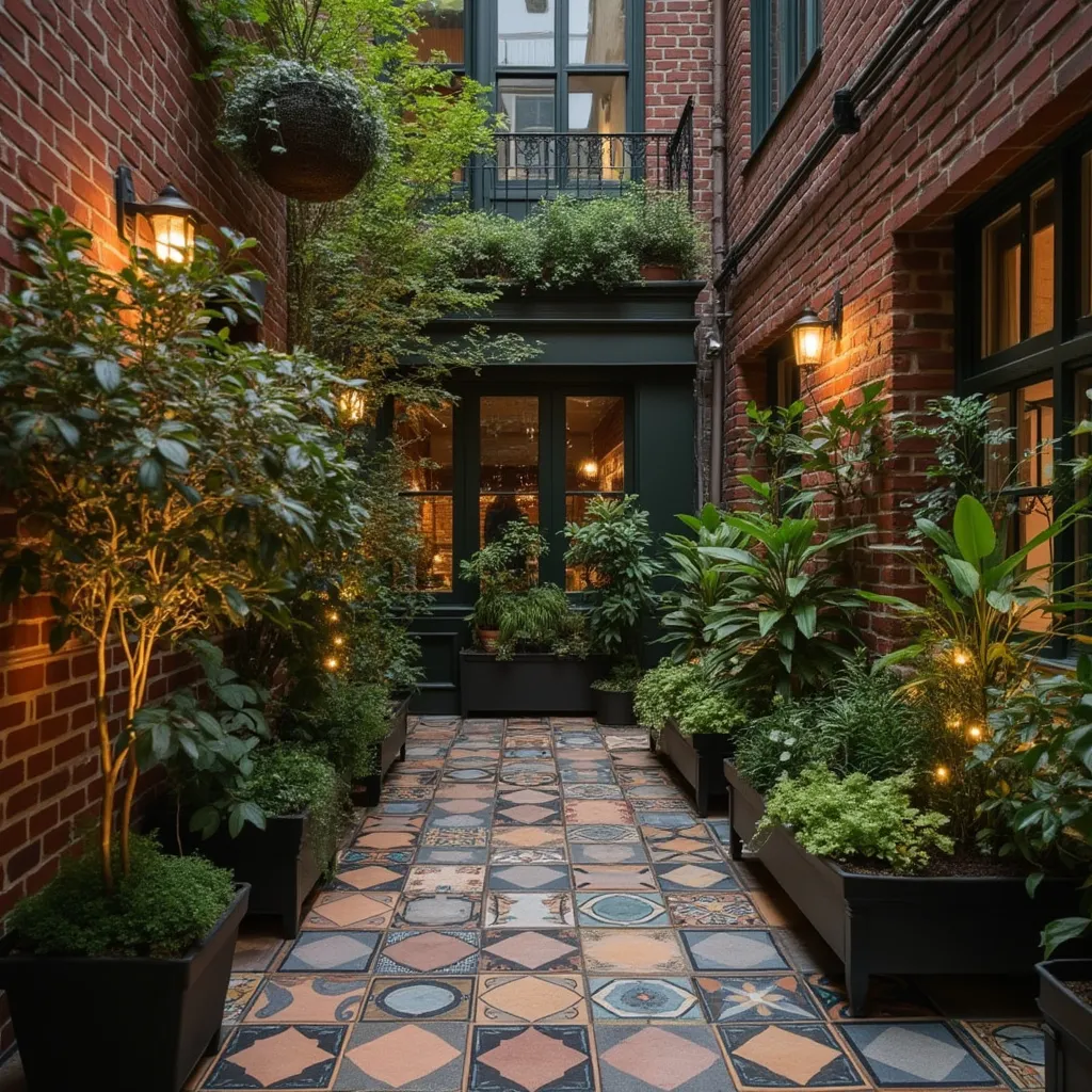 Urban courtyard oasis